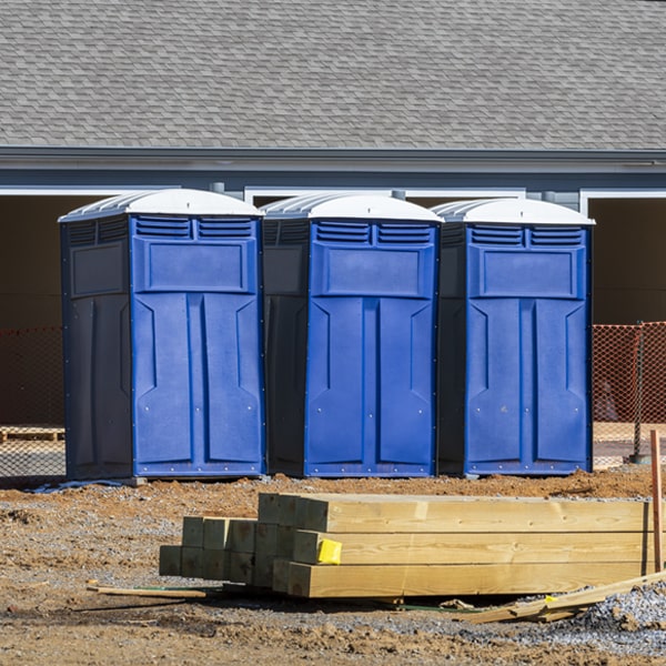 do you offer hand sanitizer dispensers inside the portable toilets in Fairhaven